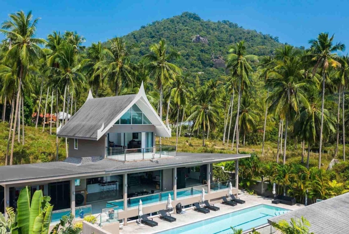 Villa Lamai 6 chambres a vendre par l'agence immobilière française et internationale M.I.S.S. sur l’île de Koh Samui en Thaïlande