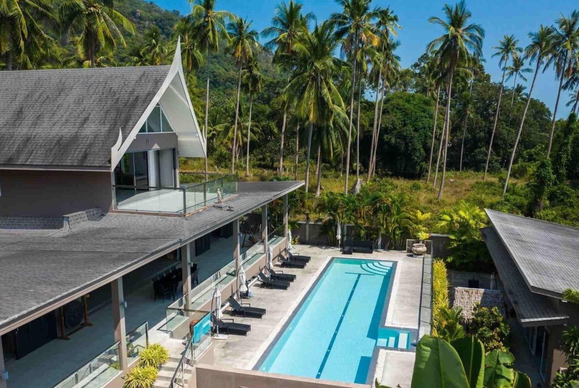 Villa Lamai 6 chambres a vendre par l'agence immobilière française et internationale M.I.S.S. sur l’île de Koh Samui en Thaïlande
