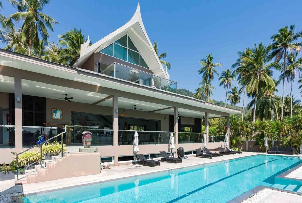 Villa Lamai 6 chambres a vendre par l'agence immobilière française et internationale M.I.S.S. sur l’île de Koh Samui en Thaïlande