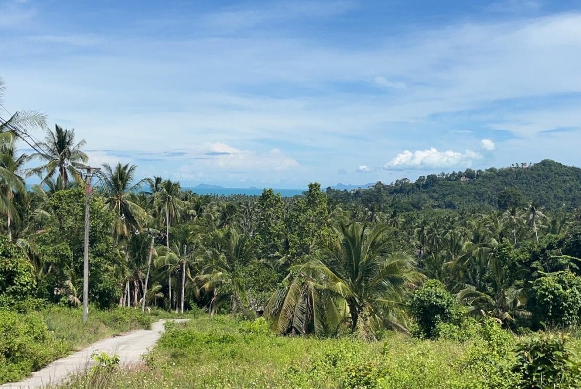 À VENDRE : TERRAIN VUE MER PANORAMIQUE – TALING NGAM