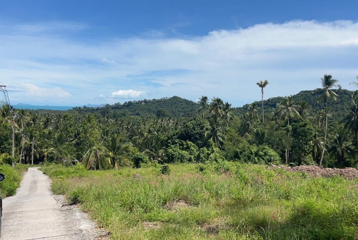 À VENDRE : TERRAIN VUE MER PANORAMIQUE – TALING NGAM