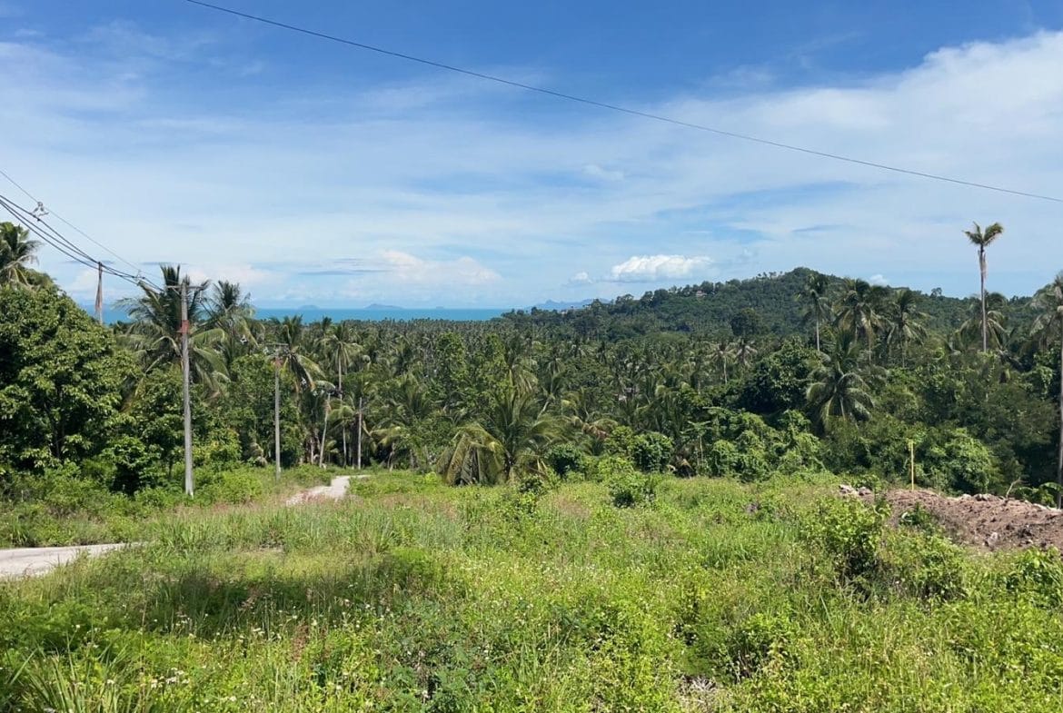 À VENDRE : TERRAIN VUE MER PANORAMIQUE – TALING NGAM