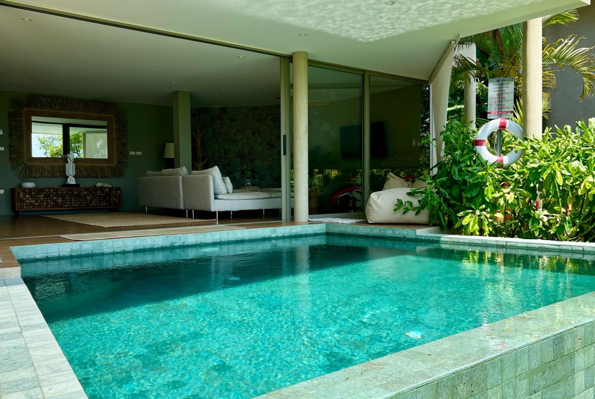 VILLA BALI-STYLE 3 CH AVEC VUE MER – HUA THANON / LAMAI