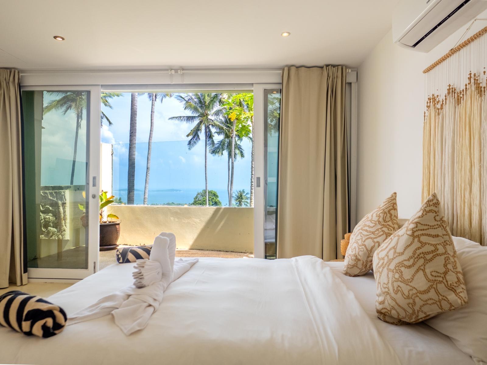 146938c4-2ebb-414f-b1ce-43b8a7e9e6c5 VILLA THAÏLANDAISE AUTHENTIQUE 5 CHAMBRES PISCINE — VUE MER — KOH SAMUI
