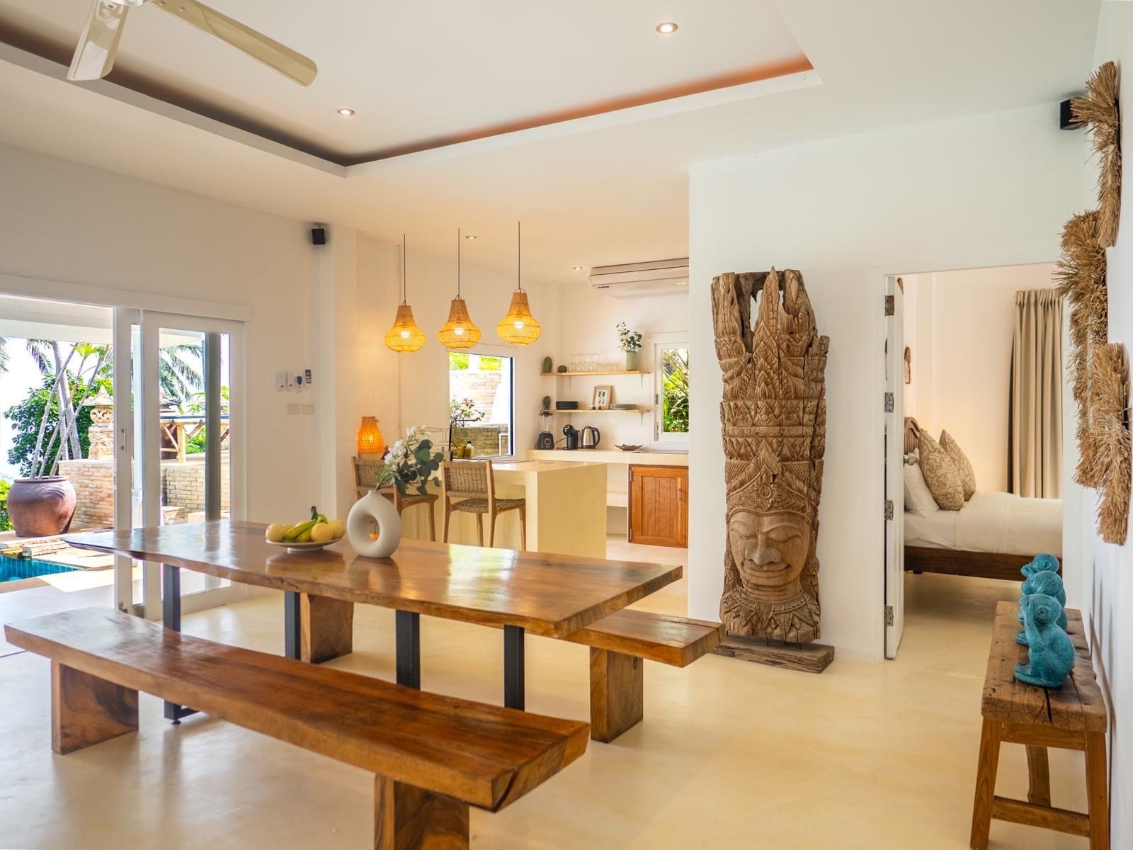 629eb50a-f79a-47c1-a726-c7faae1c7263 VILLA THAÏLANDAISE AUTHENTIQUE 5 CHAMBRES PISCINE — VUE MER — KOH SAMUI