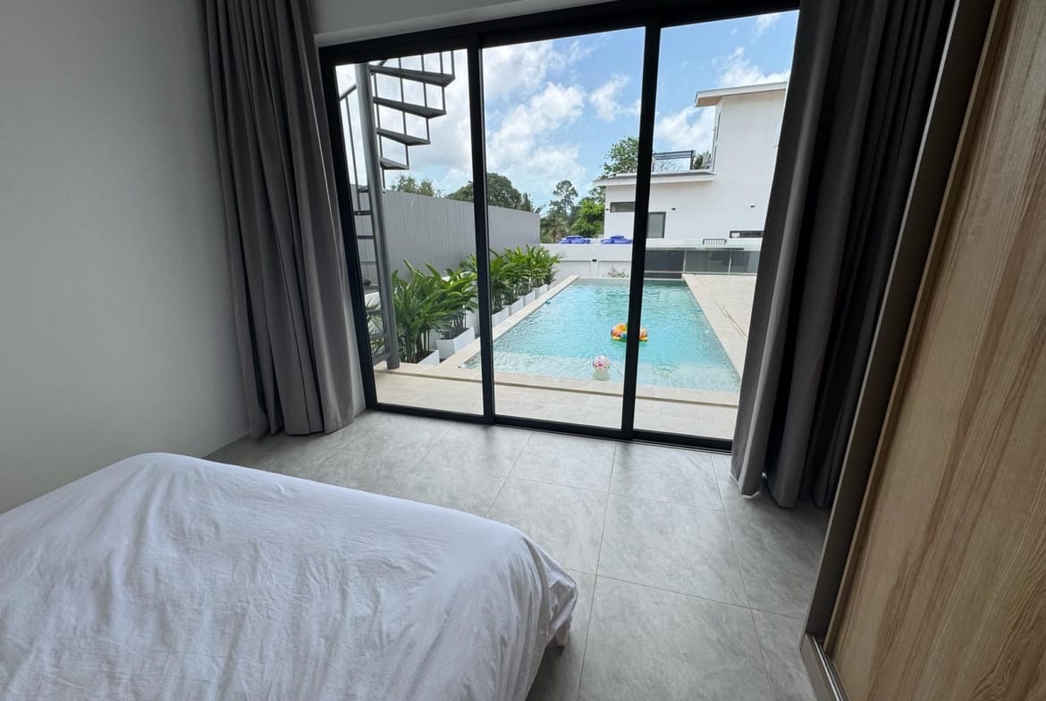 Villa à vendre à Bophut Koh Samui | 3 chambres, piscine et aperçu mer | Freehold