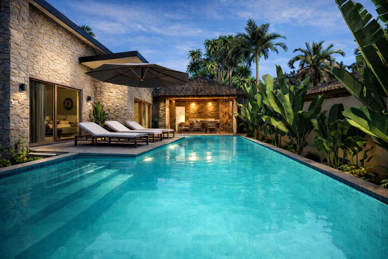 Projet Maenam villas 2 chambres Koh Samui | Résidence Exclusive de 8 Villas avec Piscine