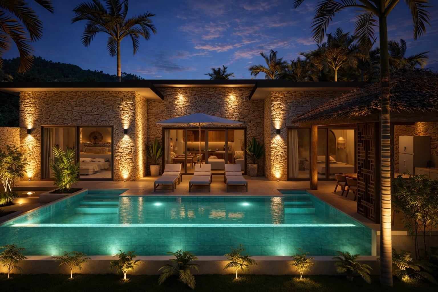 Projet Maenam villas 2 chambres Koh Samui | Résidence Exclusive de 8 Villas avec Piscine