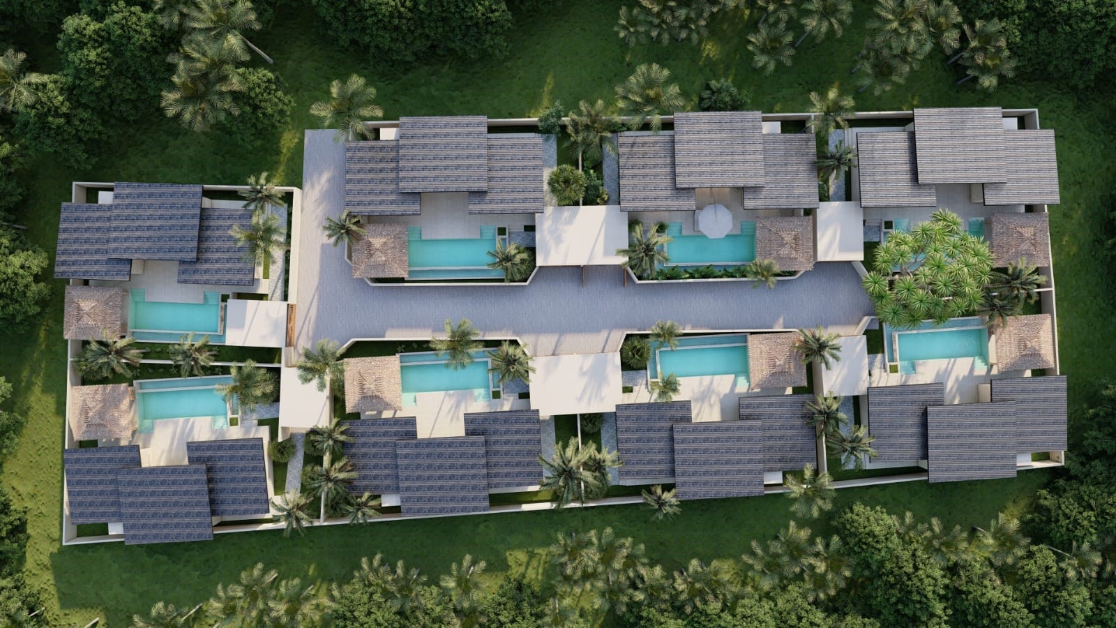Projet Maenam villas 2 chambres Koh Samui | Résidence Exclusive de 8 Villas avec Piscine