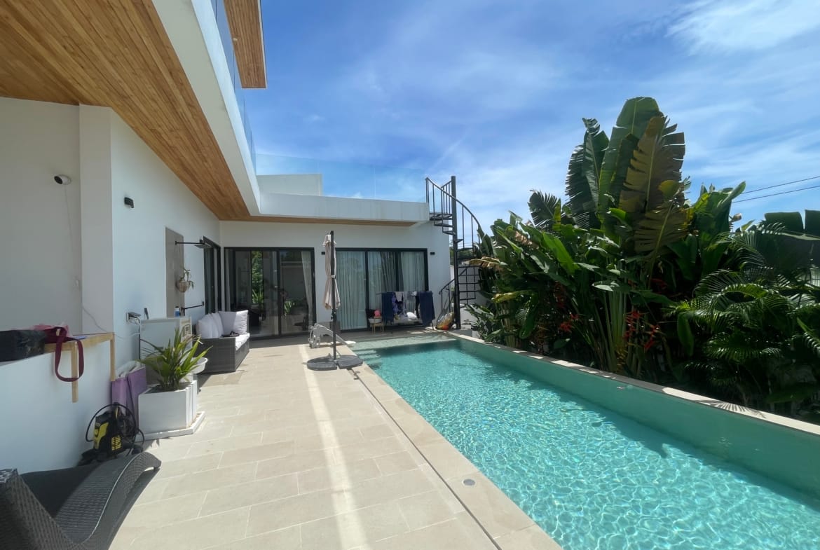 Villa à vendre à Bophut Koh Samui | 3 chambres, piscine et aperçu mer | Freehold