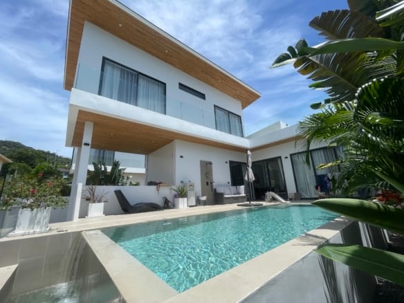 Villa à vendre à Bophut Koh Samui | 3 chambres, piscine et aperçu mer | Freehold