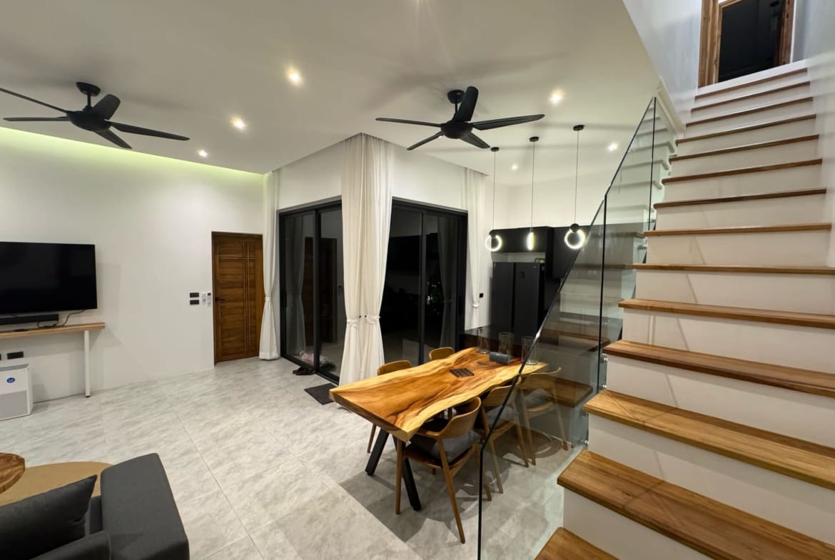 Villa à vendre à Bophut Koh Samui | 3 chambres, piscine et aperçu mer | Freehold