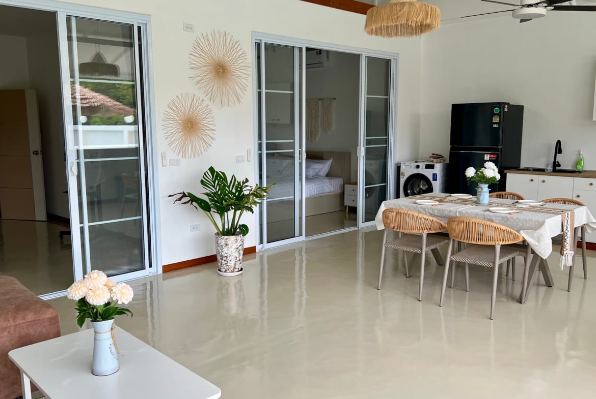 MAISON NEUVE 2 CHAMBRES ET PANNEAUX SOLAIRES À VENDRE – MAENAM SOI 4, KOH SAMUI