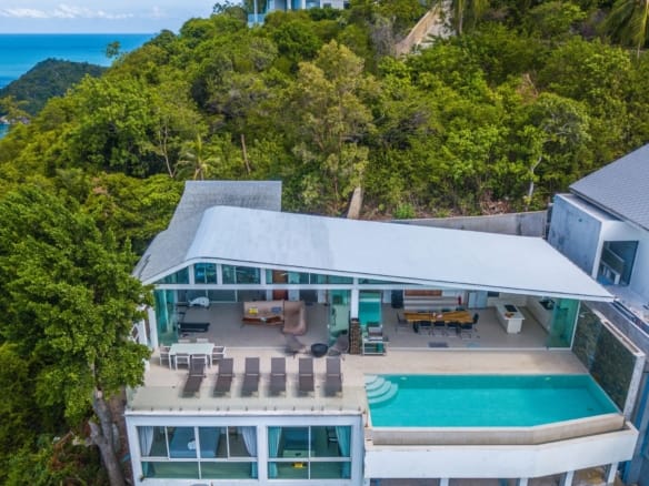 SOMPTUEUSE VILLA 4 CHAMBRES VUE MER PANORAMIQUE &Agrave; CORAL COVE / CHAWENG NOI &ndash; KOH SAMUI