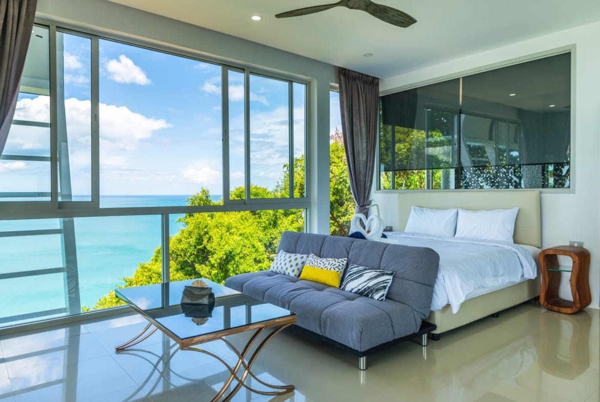 SOMPTUEUSE VILLA 4 CHAMBRES VUE MER PANORAMIQUE À CORAL COVE / CHAWENG NOI – KOH SAMUI