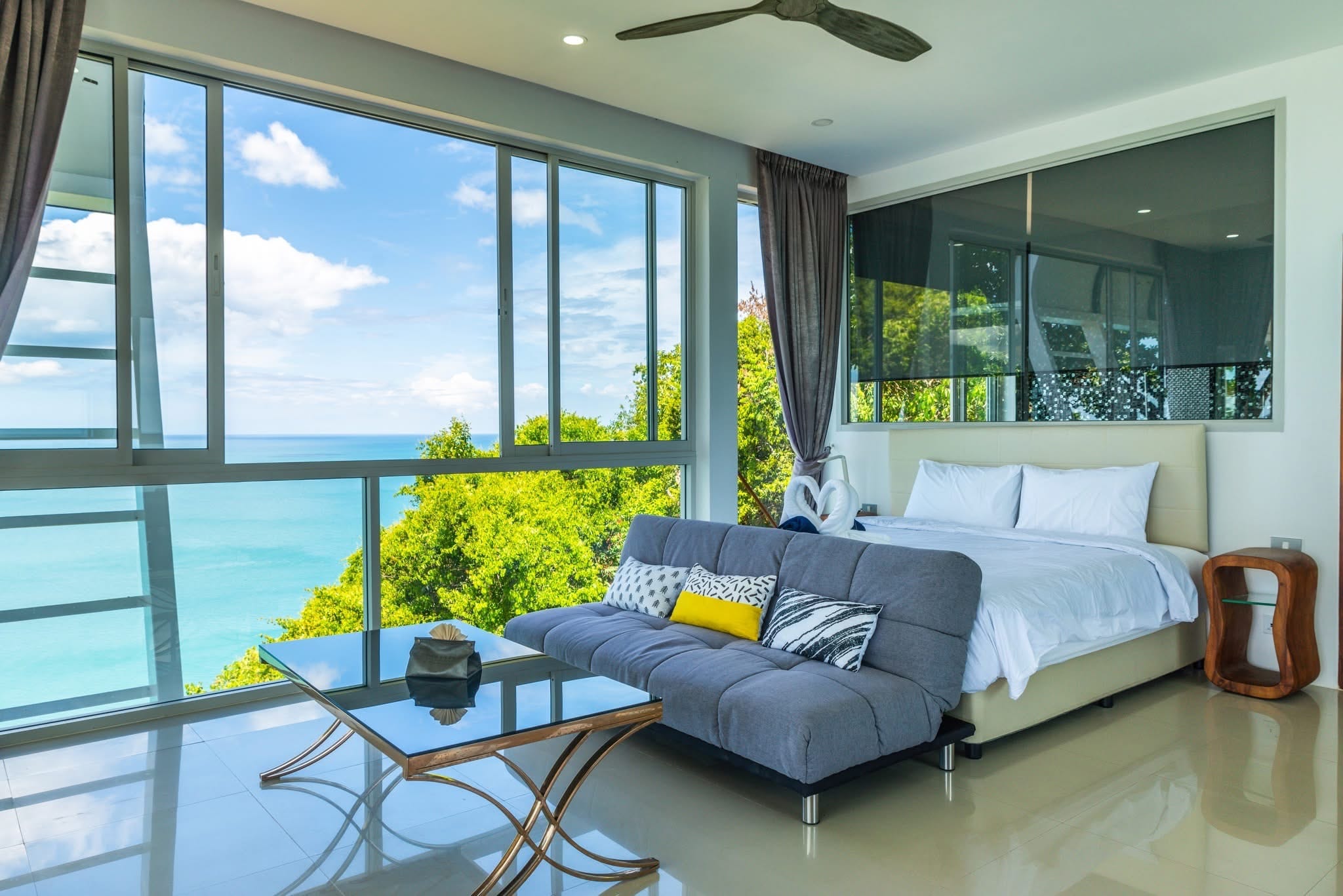 SOMPTUEUSE VILLA 4 CHAMBRES VUE MER PANORAMIQUE À CORAL COVE / CHAWENG NOI – KOH SAMUI