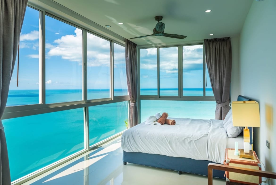 SOMPTUEUSE VILLA 4 CHAMBRES VUE MER PANORAMIQUE À CORAL COVE / CHAWENG NOI – KOH SAMUI