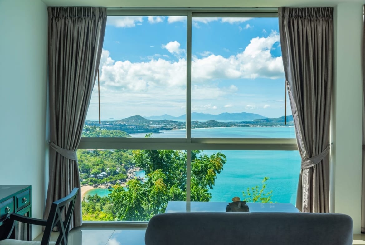 SOMPTUEUSE VILLA 4 CHAMBRES VUE MER PANORAMIQUE À CORAL COVE / CHAWENG NOI – KOH SAMUI