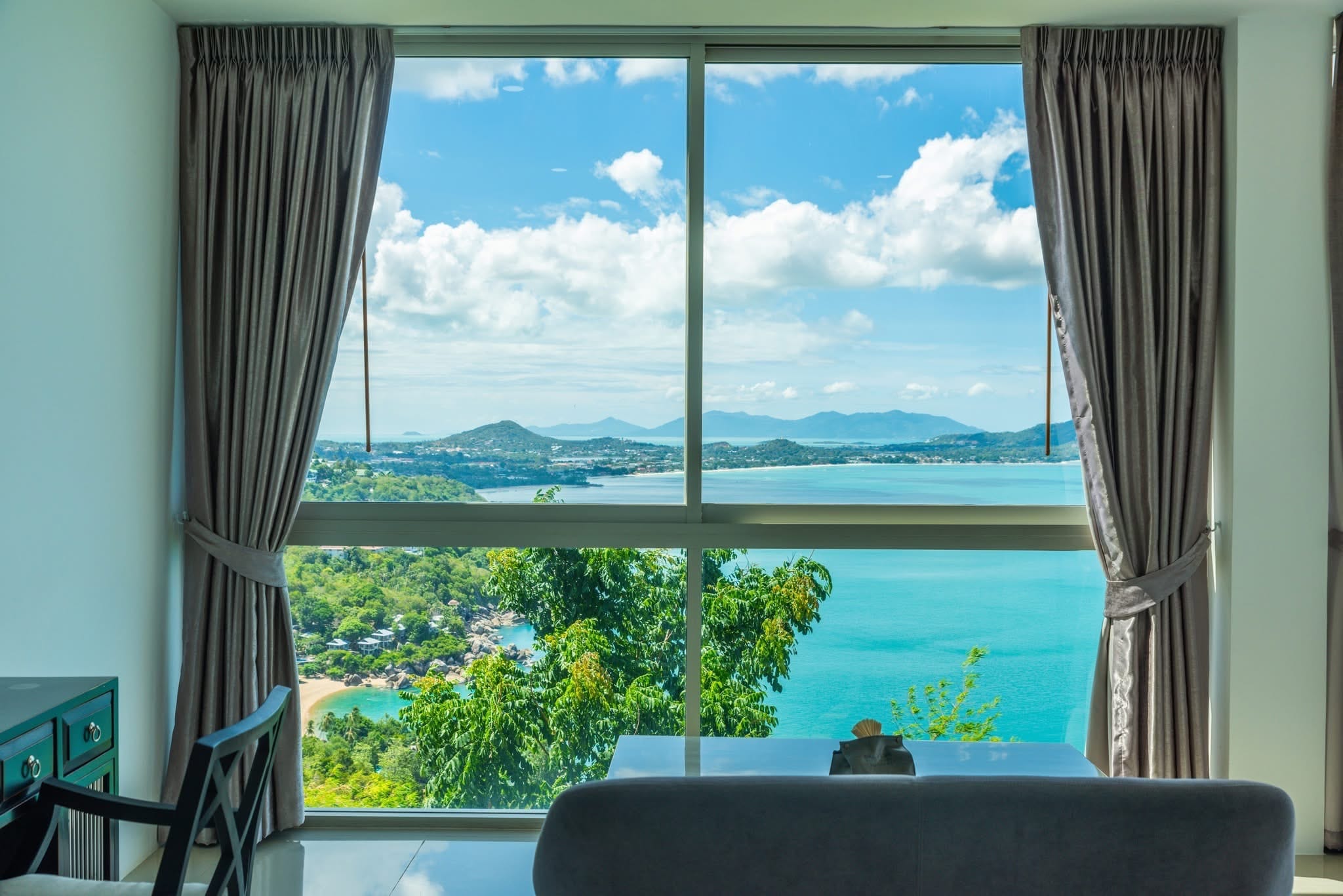 SOMPTUEUSE VILLA 4 CHAMBRES VUE MER PANORAMIQUE À CORAL COVE / CHAWENG NOI – KOH SAMUI