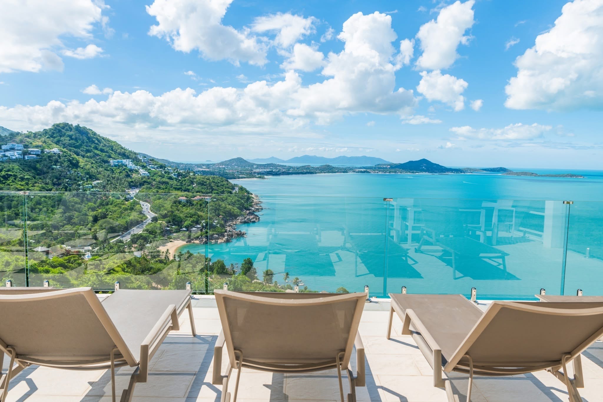 SOMPTUEUSE VILLA 4 CHAMBRES VUE MER PANORAMIQUE À CORAL COVE / CHAWENG NOI – KOH SAMUI