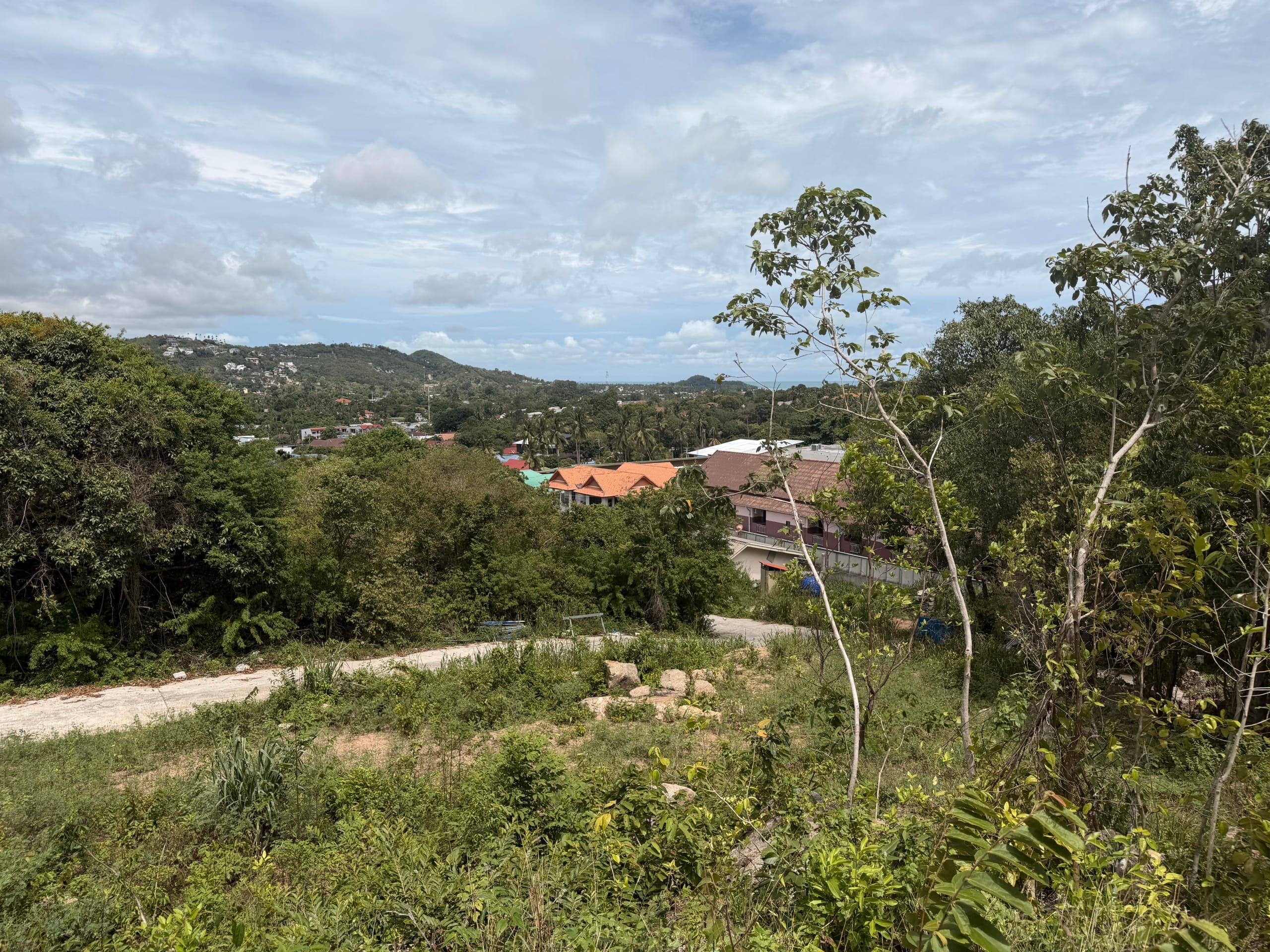 Terrain avec vue mer à vendre entre Chaweng et Plai Laem | Koh Samui